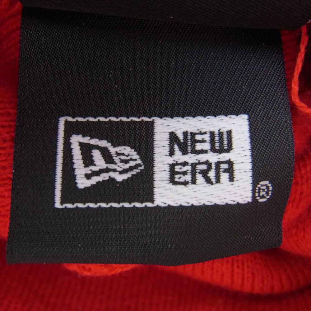 Supreme シュプリーム 19AW × NEWERA Bandana Box Logo Beanie ニューエラ バンダナ ボックスロゴ ビーニー ニットキャップ レッド系【中古】