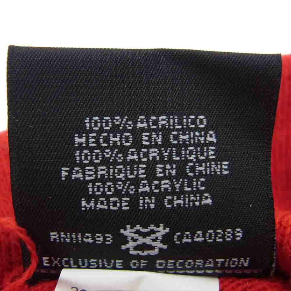Supreme シュプリーム 19AW × NEWERA Bandana Box Logo Beanie ニューエラ バンダナ ボックスロゴ ビーニー ニットキャップ レッド系【中古】