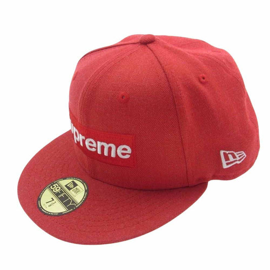 Supreme シュプリーム 20AW × NEWERA World Famous Box Logo  ニューエラ ワールドフェイマス ボックスロゴ  ベースボール キャップ 帽子 レッド レッド系 58.7cm【中古】