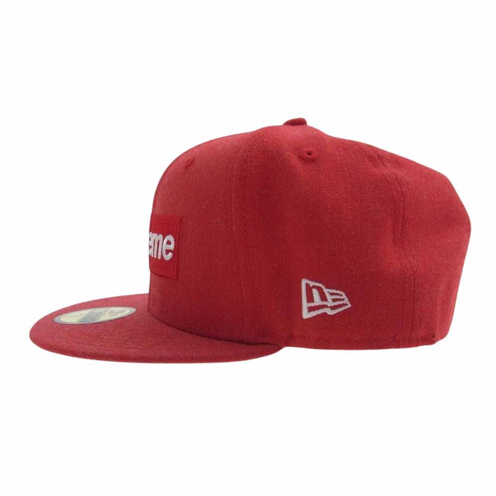 Supreme シュプリーム 20AW × NEWERA World Famous Box Logo  ニューエラ ワールドフェイマス ボックスロゴ  ベースボール キャップ 帽子 レッド レッド系 58.7cm【中古】