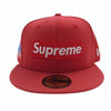 Supreme シュプリーム 20AW × NEWERA World Famous Box Logo  ニューエラ ワールドフェイマス ボックスロゴ  ベースボール キャップ 帽子 レッド レッド系 58.7cm【中古】