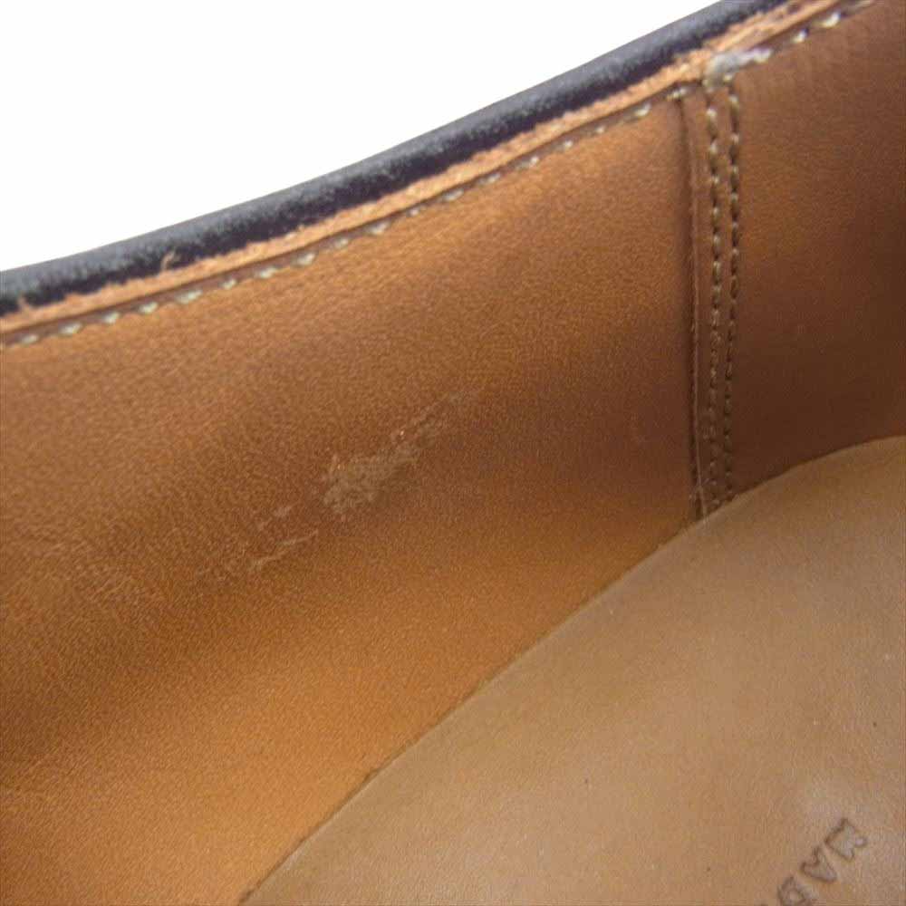 REGAL リーガル パンチドキャップトゥ レザー シューズ ブラック系 26.5cm【中古】