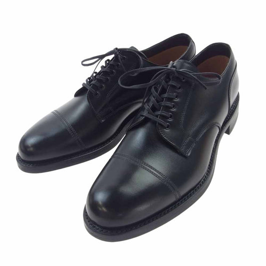 ジョセフチーニーアンドサンズ CAIRNGORM H ケンゴン ハイブリッド ハトメ ストレートチップ ダイナイトソール ミリタリー レザー シューズ ブラック系 8.5【極上美品】【中古】