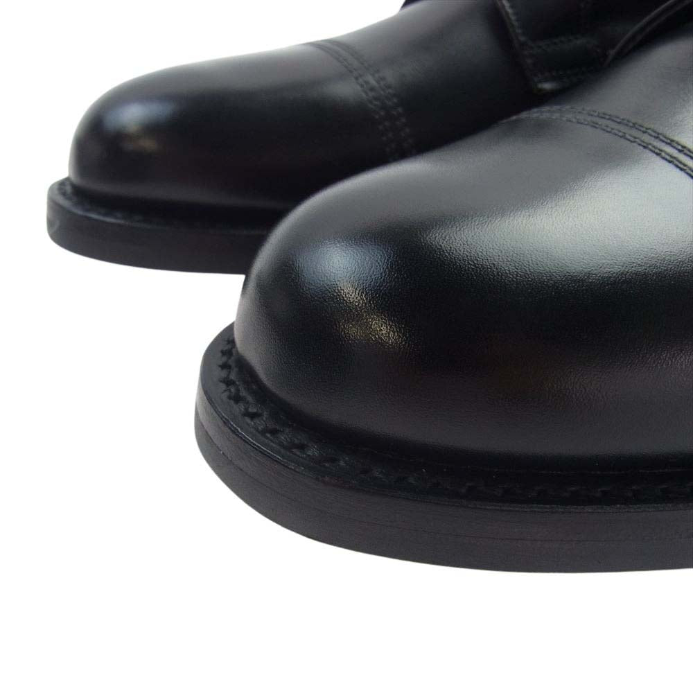 ジョセフチーニーアンドサンズ CAIRNGORM H ケンゴン ハイブリッド ハトメ ストレートチップ ダイナイトソール ミリタリー レザー シューズ ブラック系 8.5【極上美品】【中古】