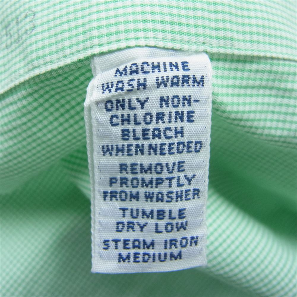 POLO RALPH LAUREN ポロ・ラルフローレン 90s ANDREW アンドリュー 長袖 チェック シャツ グリーン系 16.5【中古】