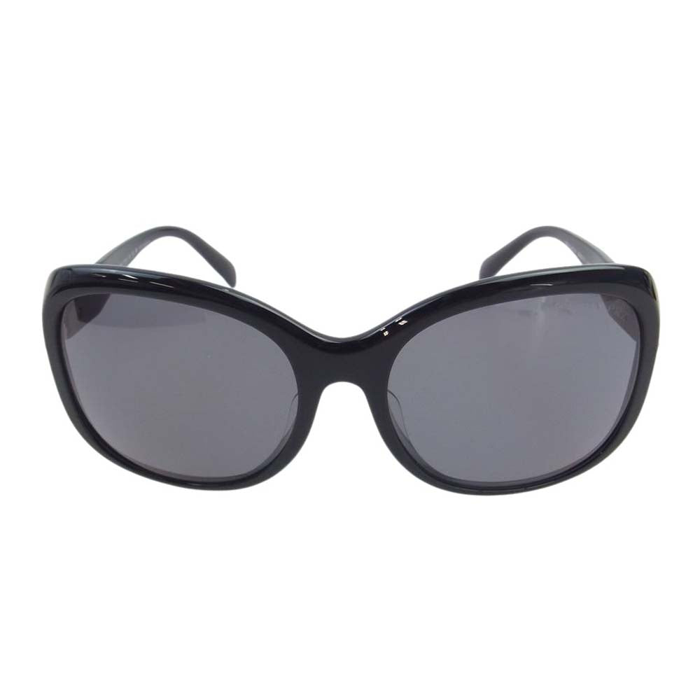 PRADA プラダ SPR 04Z-F スクエア サングラス アイウェア ブラック系 58□17【中古】