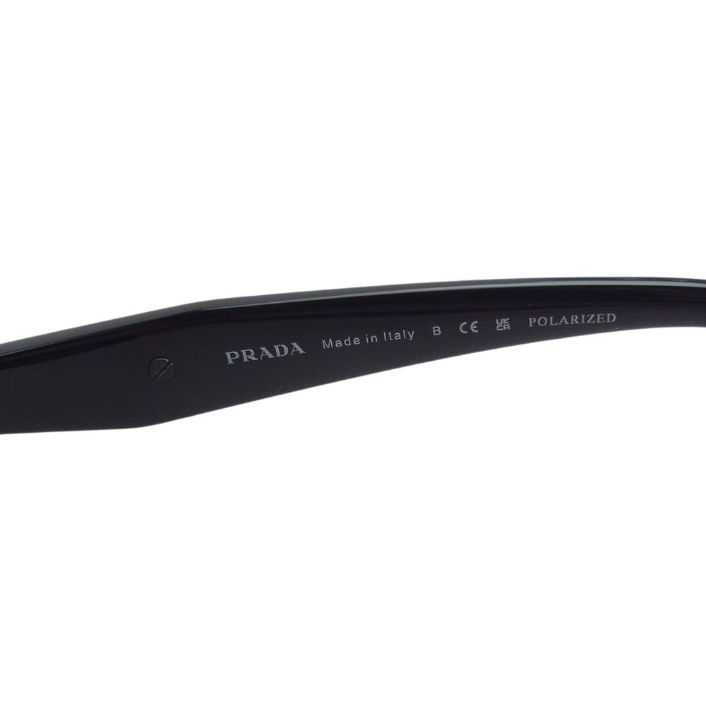 PRADA プラダ SPR 04Z-F スクエア サングラス アイウェア ブラック系 58□17【中古】
