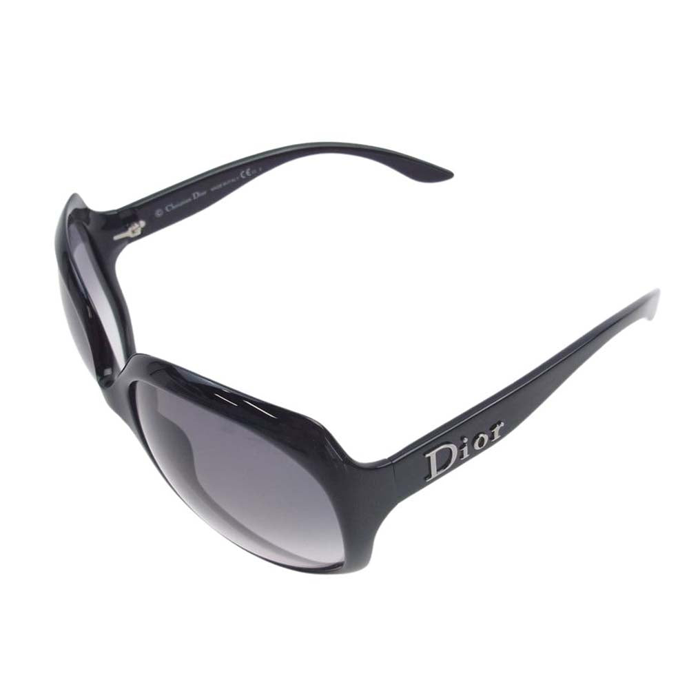 Dior ディオール Glossy1 584/LF スクエア サングラス アイウェア ブラック系 62□20【中古】