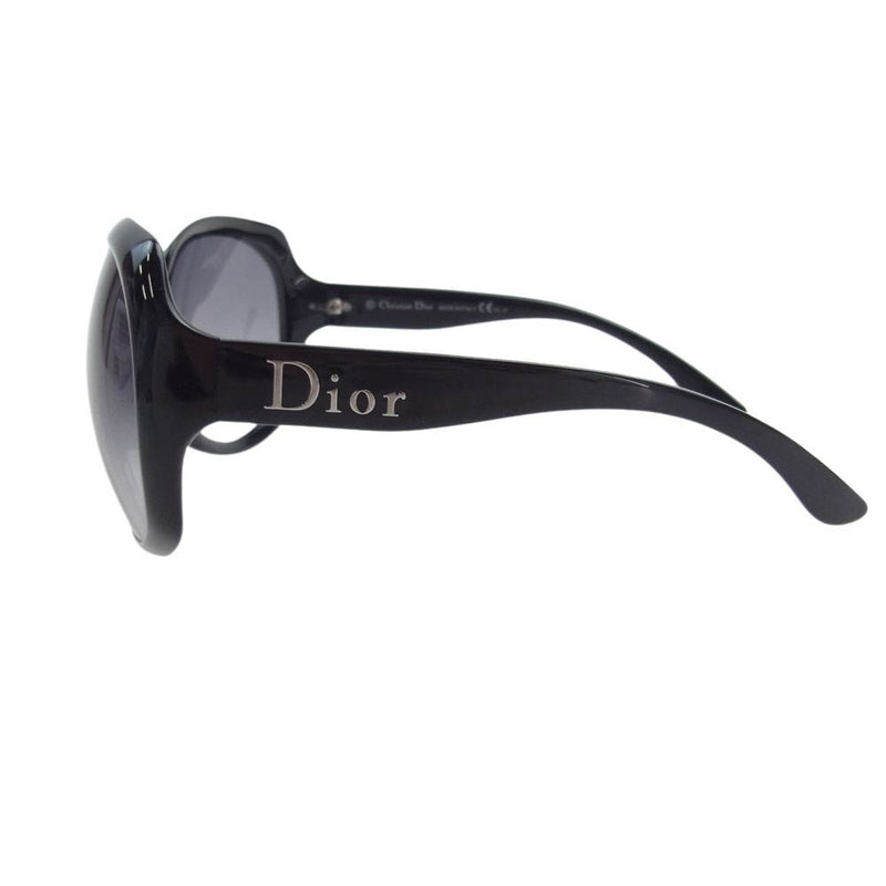 Dior ディオール Glossy1 584/LF スクエア サングラス アイウェア ブラック系 62□20【中古】