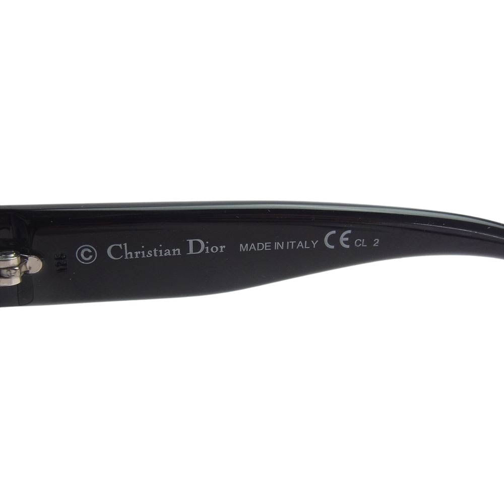 Dior ディオール Glossy1 584/LF スクエア サングラス アイウェア ブラック系 62□20【中古】