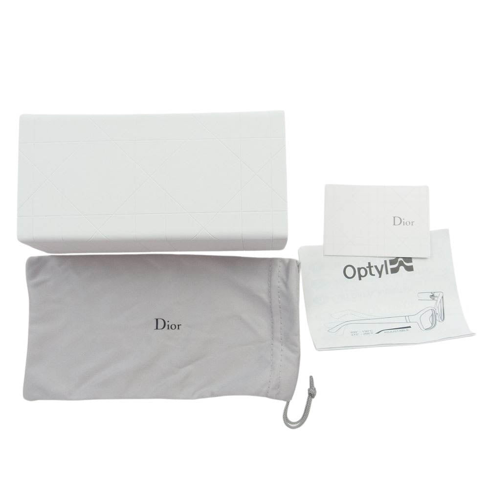 Dior ディオール Glossy1 584/LF スクエア サングラス アイウェア ブラック系 62□20【中古】