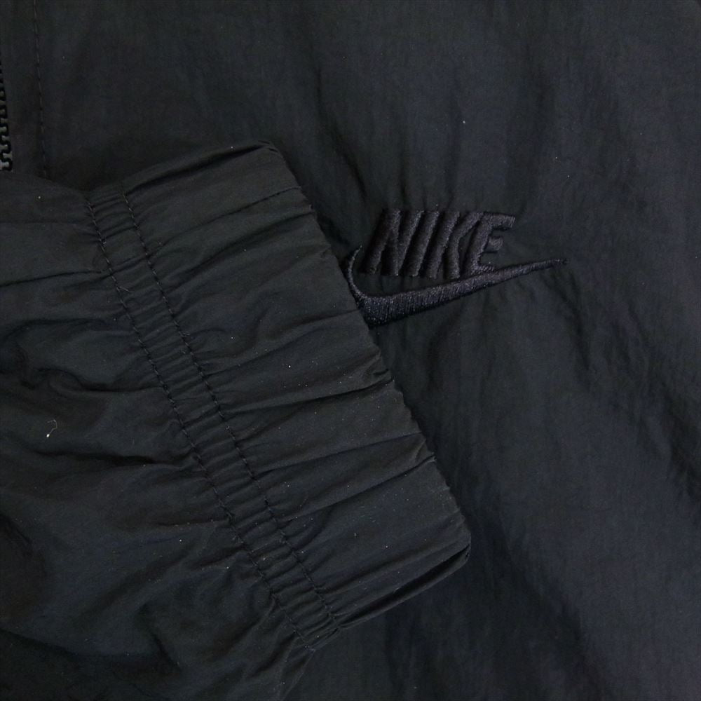 NIKE ナイキ AR3133-010 HBR STMT ウーブン ジャケット ビッグスウッシュ ジップアップ ブルゾン ブラック系 L【中古】