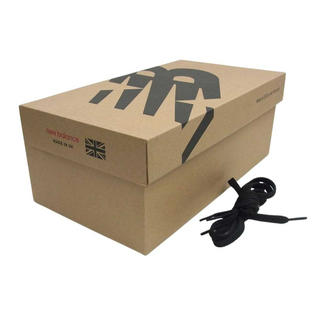 NEW BALANCE ニューバランス OU576PBK 英国製 スエード ローカット スニーカー ブラック系 グレー系 26cm【新古品】【未使用】【中古】