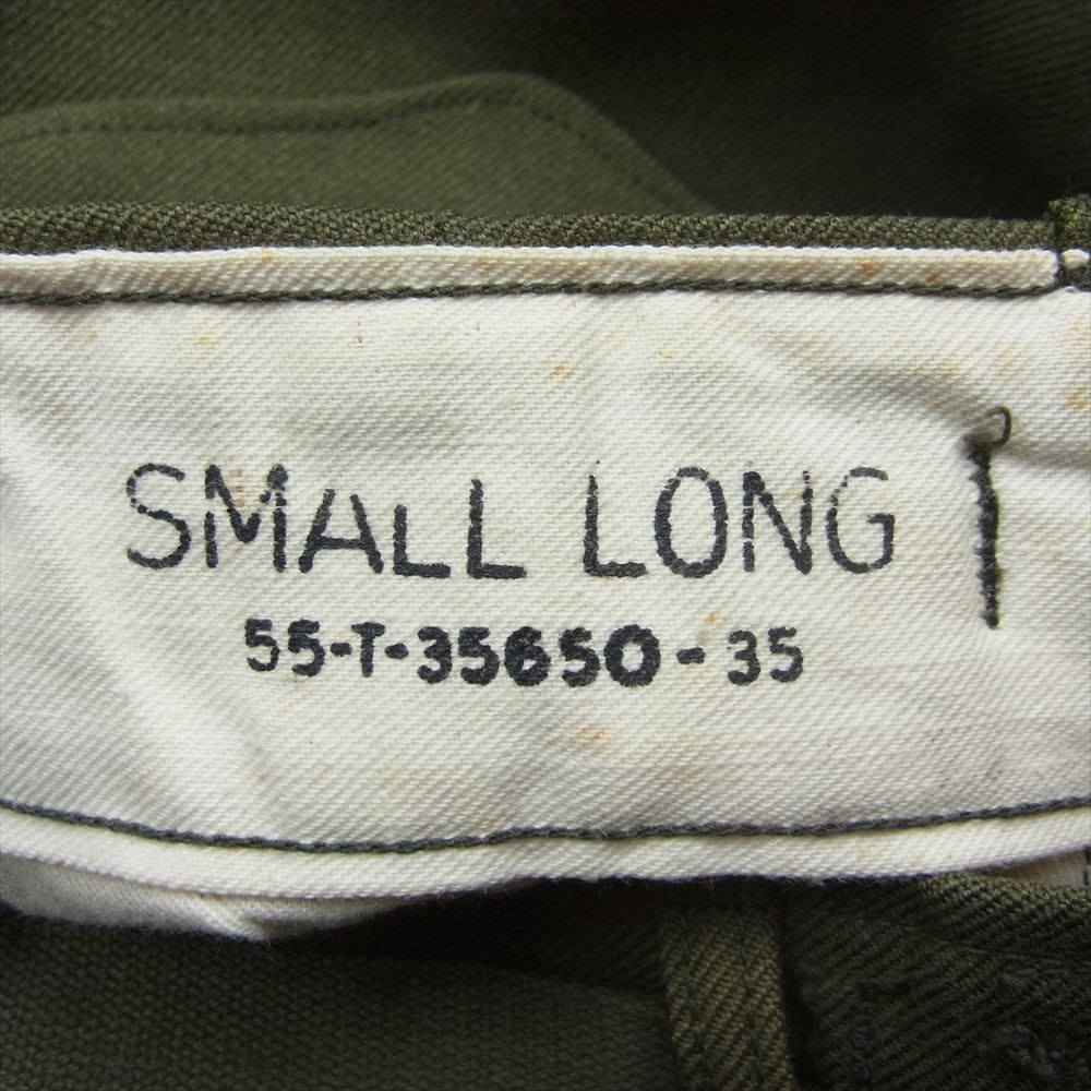 ユーエスアーミー 55-T-35650-35 50s M-51  ウール フィールド トラウザーズ パンツ カーキ系 S【中古】