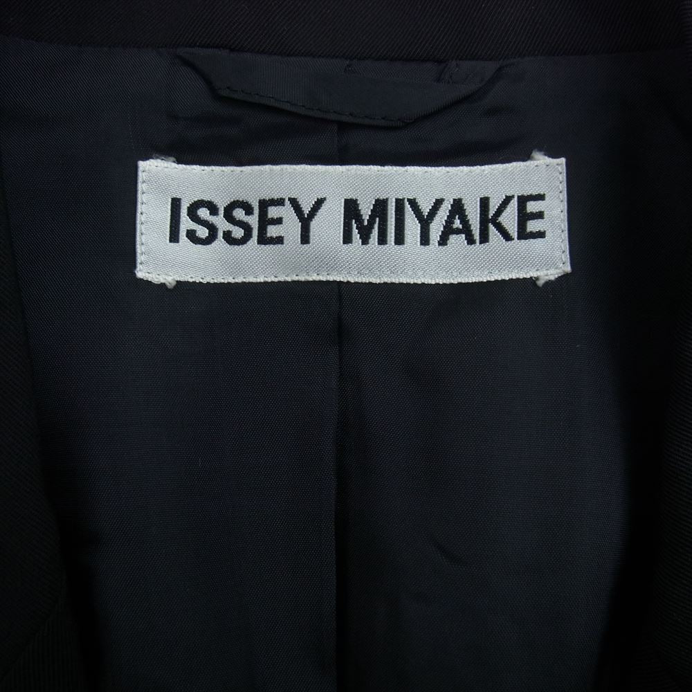 ISSEY MIYAKE イッセイミヤケ IM53-FD134 90S ウール テーラード ジャケット ブラック系 M【中古】