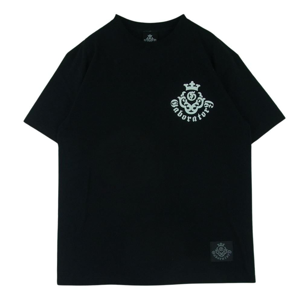GABOR ガボール GABORATORY ガボラトリーホールディング ST-35 Triple Skull T-shirt トリプルスカル 半袖 Tシャツ ブラック系 LL【極上美品】【中古】