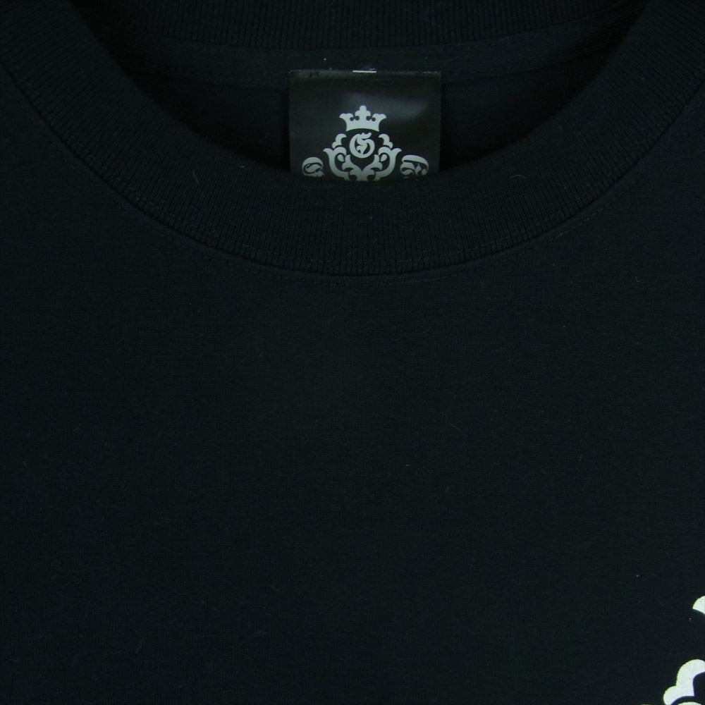 GABOR ガボール GABORATORY ガボラトリーホールディング ST-35 Triple Skull T-shirt トリプルスカル 半袖 Tシャツ ブラック系 LL【極上美品】【中古】