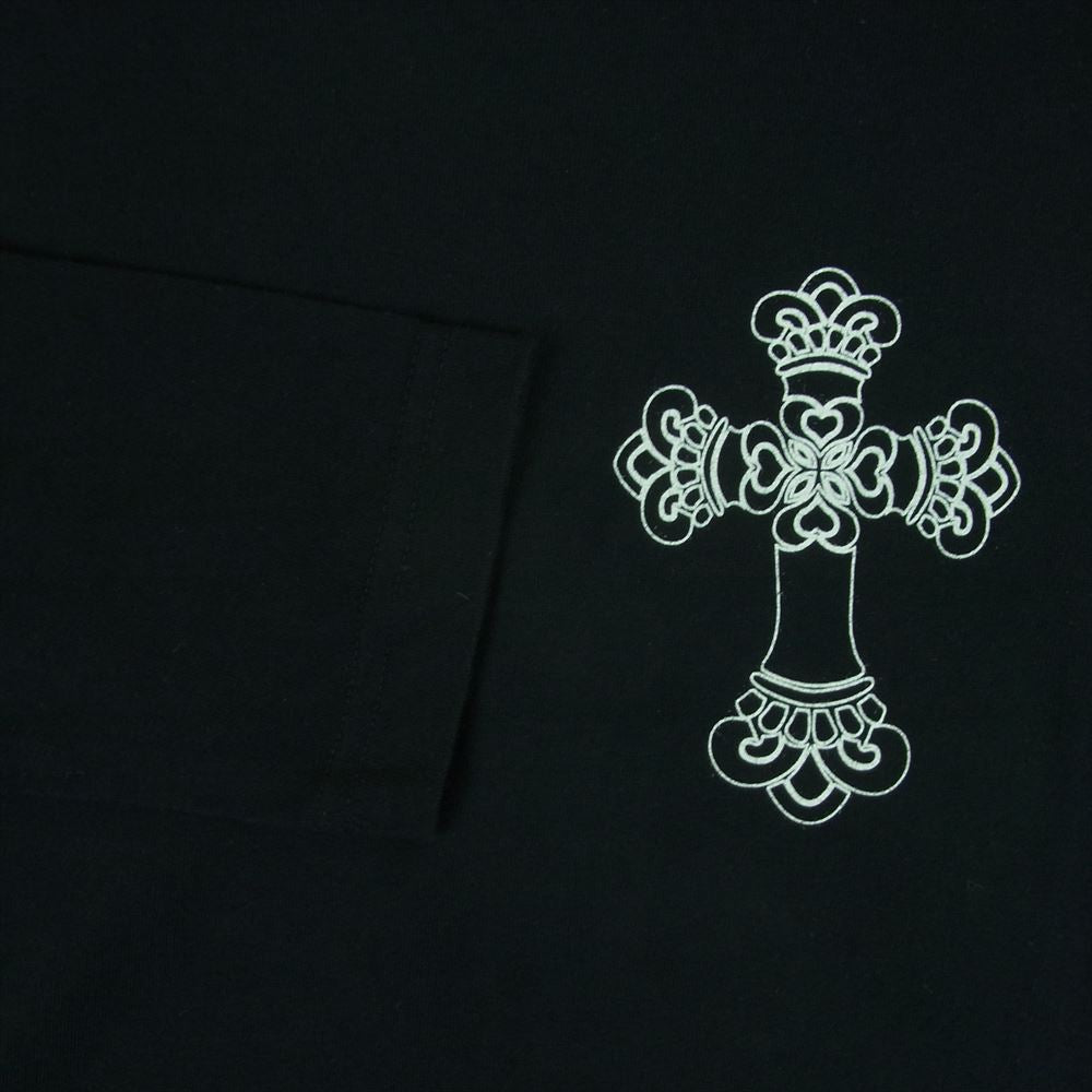 GABOR ガボール GABORATORY ガボラトリーホールディング Atelier tribal T-Shirt アトリエ トライバル プリント ロングスリーブ 長袖 Tシャツ ブラック系 S【極上美品】【中古】