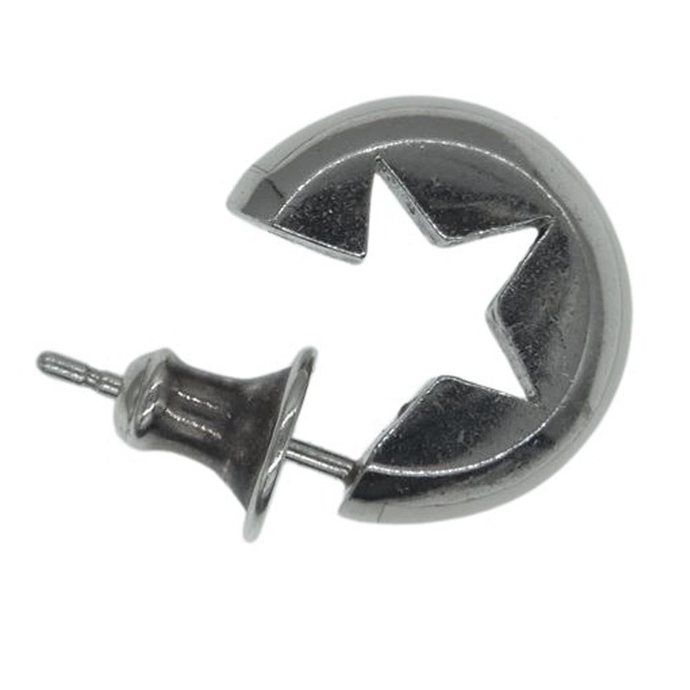 Justin Davis ジャスティンデイビス SEJ743 スター ピアス 片耳 シルバー系 ホワイト系【中古】