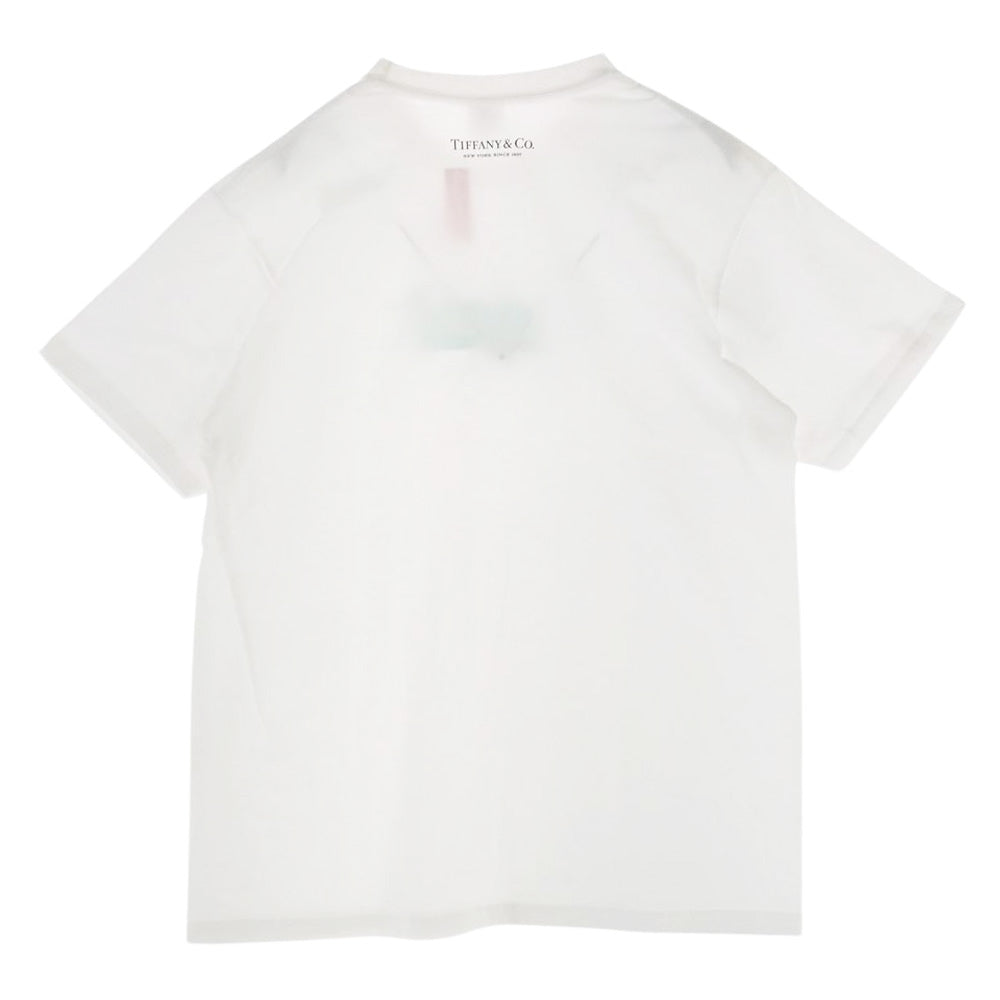 Supreme シュプリーム 21AW Tiffany & Co. Box Logo Tee ティファニー ボックス ロゴ Tシャツ ホワイト系 L【新古品】【未使用】【中古】