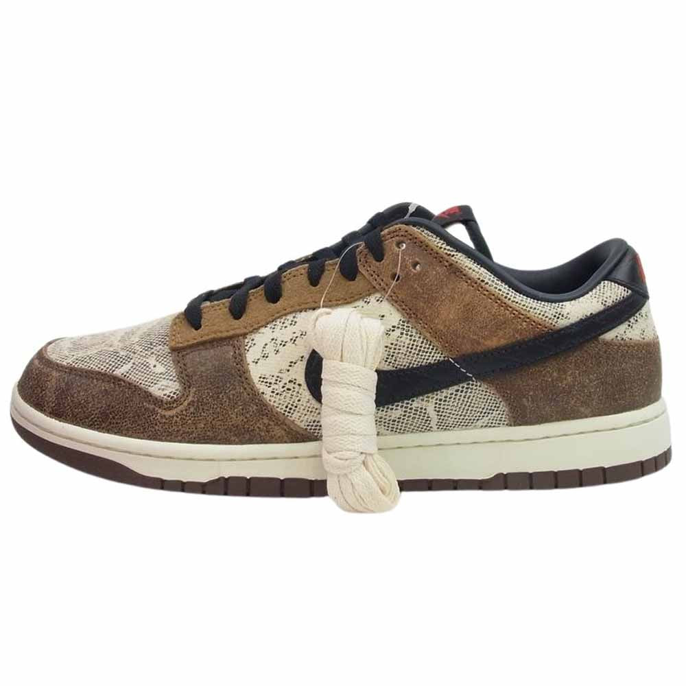 NIKE ナイキ FJ5434-120 Dunk Low PRM Head 2 Head CO.JP ダンク ロー ヘッド 2 ヘッド スニーカー ブラウン系 ベージュ系 29.5cm【新古品】【未使用】【中古】