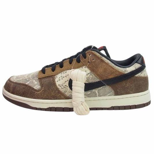 NIKE ナイキ FJ5434-120 Dunk Low PRM Head 2 Head CO.JP ダンク ロー ヘッド 2 ヘッド スニーカー ブラウン系 ベージュ系 29.5cm【新古品】【未使用】【中古】