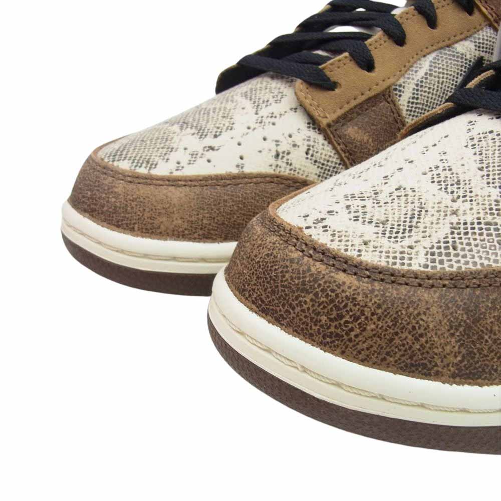 NIKE ナイキ FJ5434-120 Dunk Low PRM Head 2 Head CO.JP ダンク ロー ヘッド 2 ヘッド スニーカー ブラウン系 ベージュ系 29.5cm【新古品】【未使用】【中古】