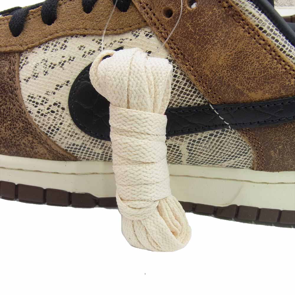 NIKE ナイキ FJ5434-120 Dunk Low PRM Head 2 Head CO.JP ダンク ロー ヘッド 2 ヘッド スニーカー ブラウン系 ベージュ系 29.5cm【新古品】【未使用】【中古】