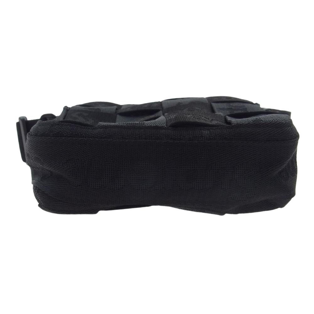Supreme シュプリーム 23SS Woven Shoulder Bag Black ウーブン ショルダー バッグ 総柄 ロゴ ブラック系【新古品】【未使用】【中古】