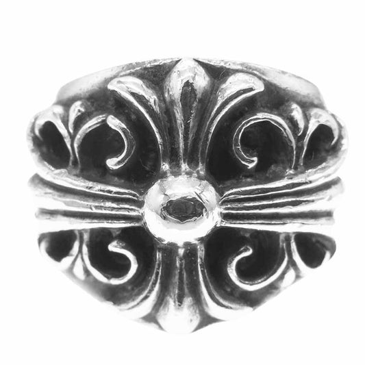 CHROME HEARTS クロムハーツ（原本無） KEEPER RING キーパー リング  シルバー系 22号【中古】