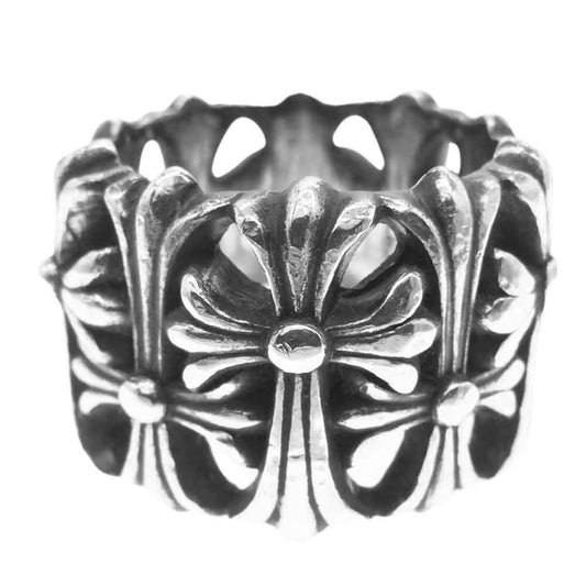 CHROME HEARTS クロムハーツ（原本無） CEMETERY セメタリークロス リング シルバー系 25号【中古】