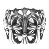 CHROME HEARTS クロムハーツ（原本無） CEMETERY セメタリークロス リング シルバー系 25号【中古】