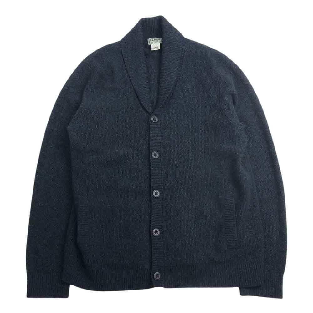 L.L.Bean エルエルビーン ウール カーディガン グレー系 L【中古】