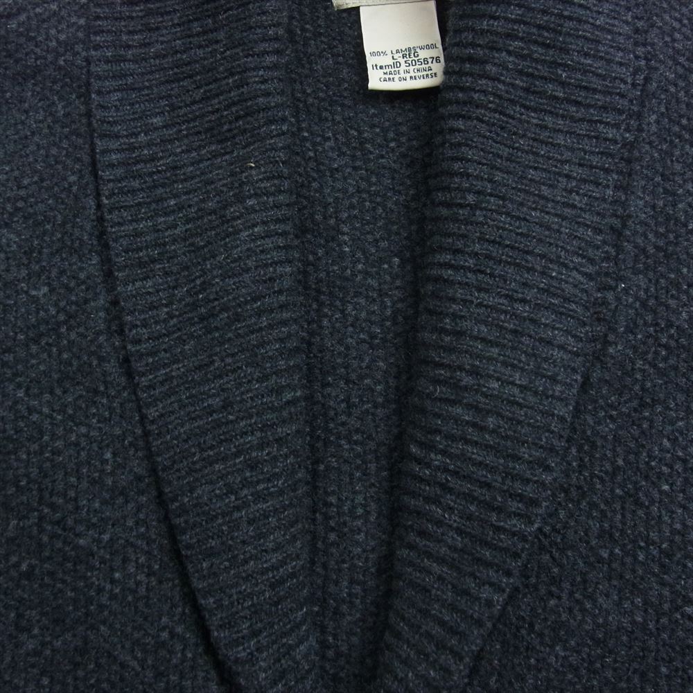 L.L.Bean エルエルビーン ウール カーディガン グレー系 L【中古】