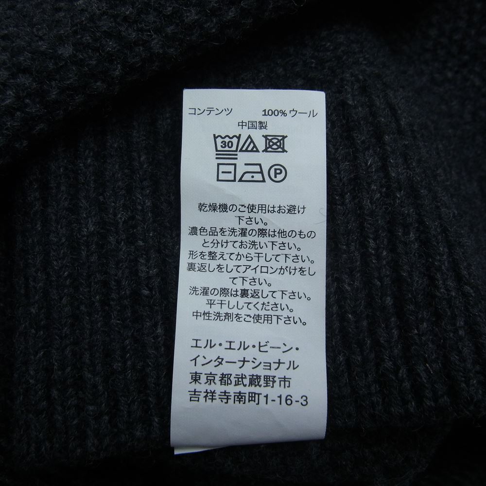L.L.Bean エルエルビーン ウール カーディガン グレー系 L【中古】