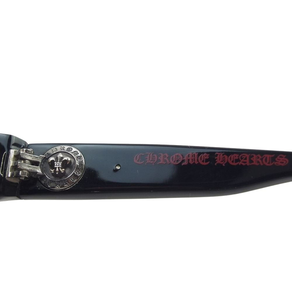 CHROME HEARTS クロムハーツ（原本無） 日本製 T-BAG-N 度無し メガネ 眼鏡 サングラス ブラック系【中古】