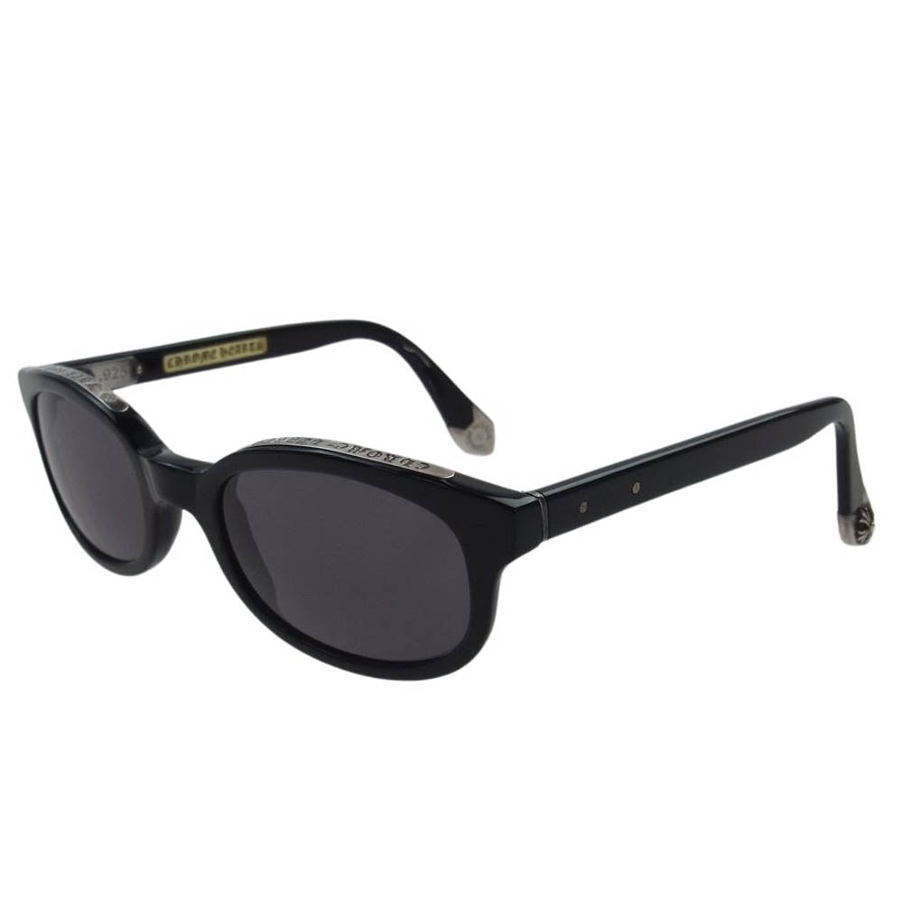 CHROME HEARTS クロムハーツ（原本無） イタリア製 KILLER 度無し メガネ 眼鏡 サングラス ブラック系【中古】
