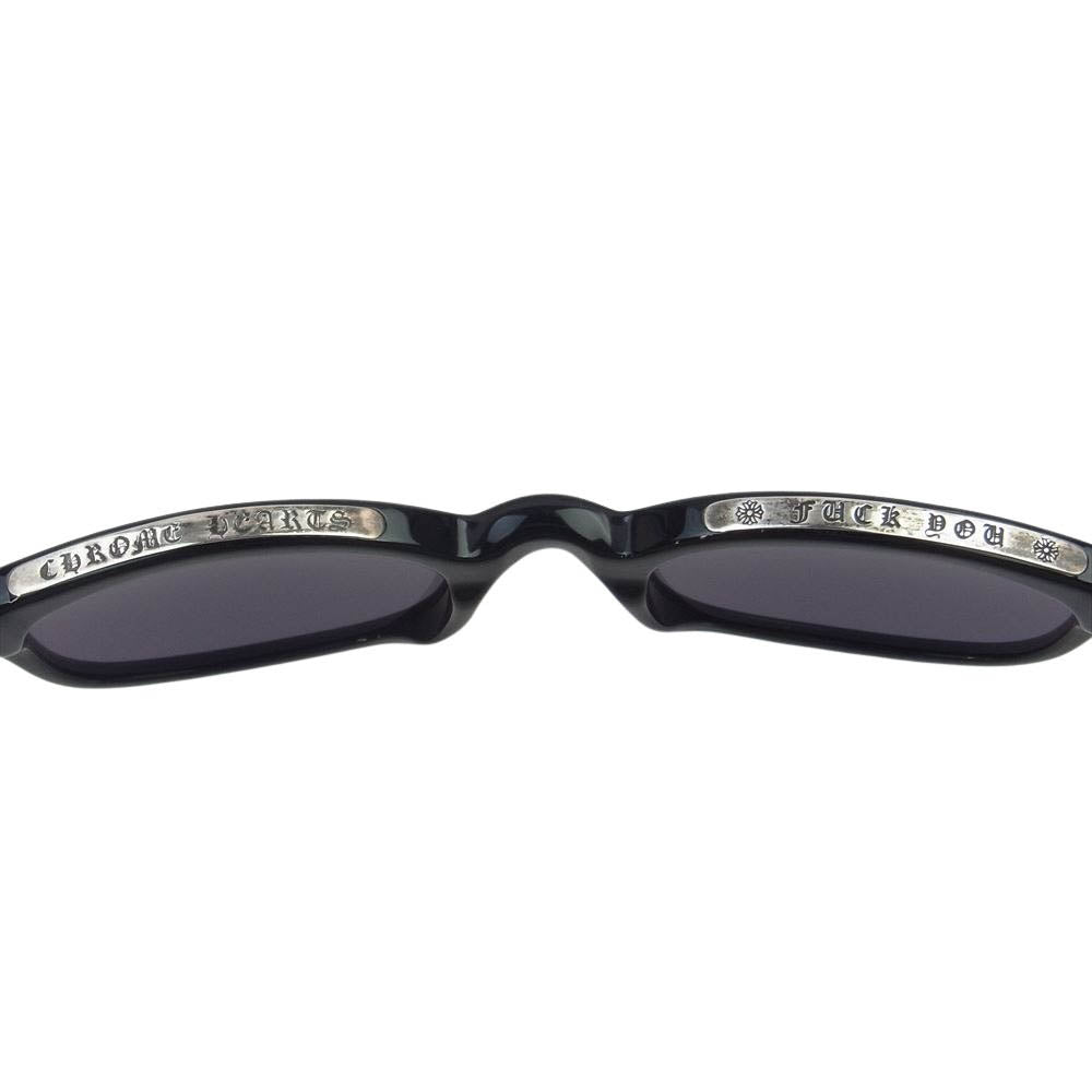 CHROME HEARTS クロムハーツ（原本無） イタリア製 KILLER 度無し メガネ 眼鏡 サングラス ブラック系【中古】