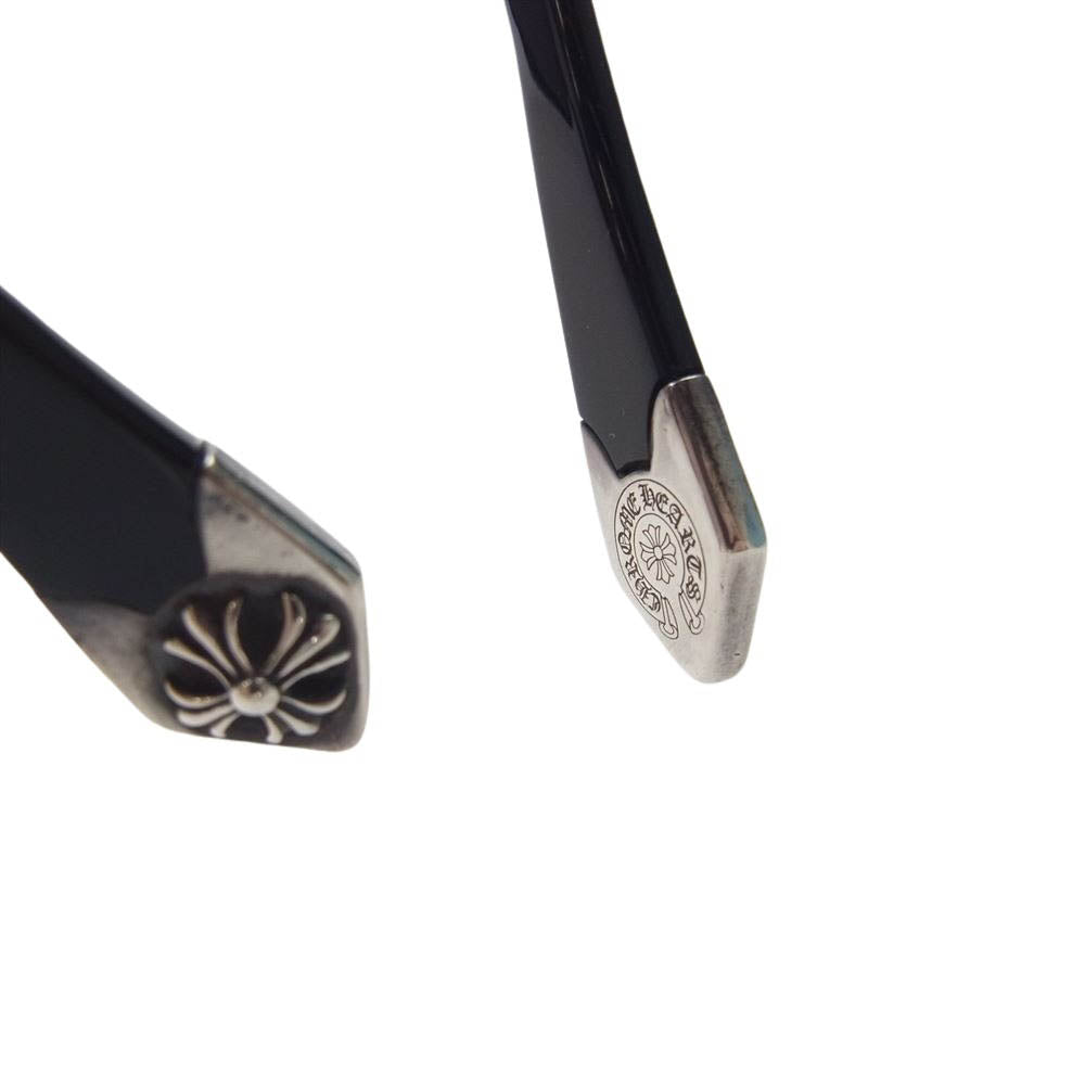 CHROME HEARTS クロムハーツ（原本無） イタリア製 KILLER 度無し メガネ 眼鏡 サングラス ブラック系【中古】