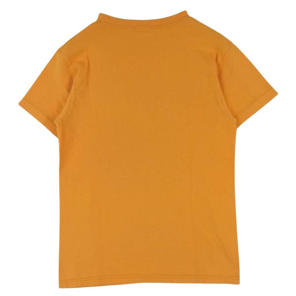 The REAL McCOY'S ザリアルマッコイズ SQUADRON プリント 半袖 Tシャツ オレンジ オレンジ系 S 34 - 36【中古】