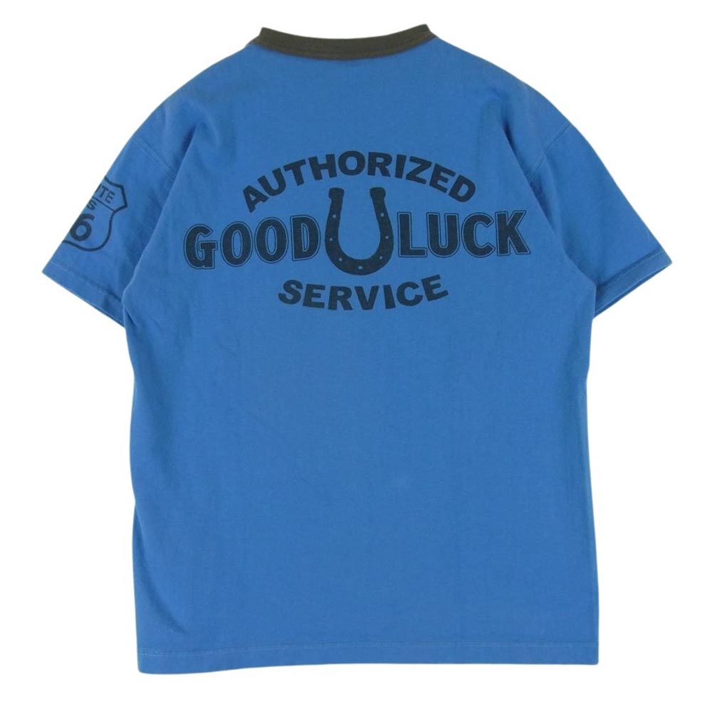 TOY'S McCOY トイズマッコイ FELIX プリント 半袖 Tシャツ ブルー系 S【中古】