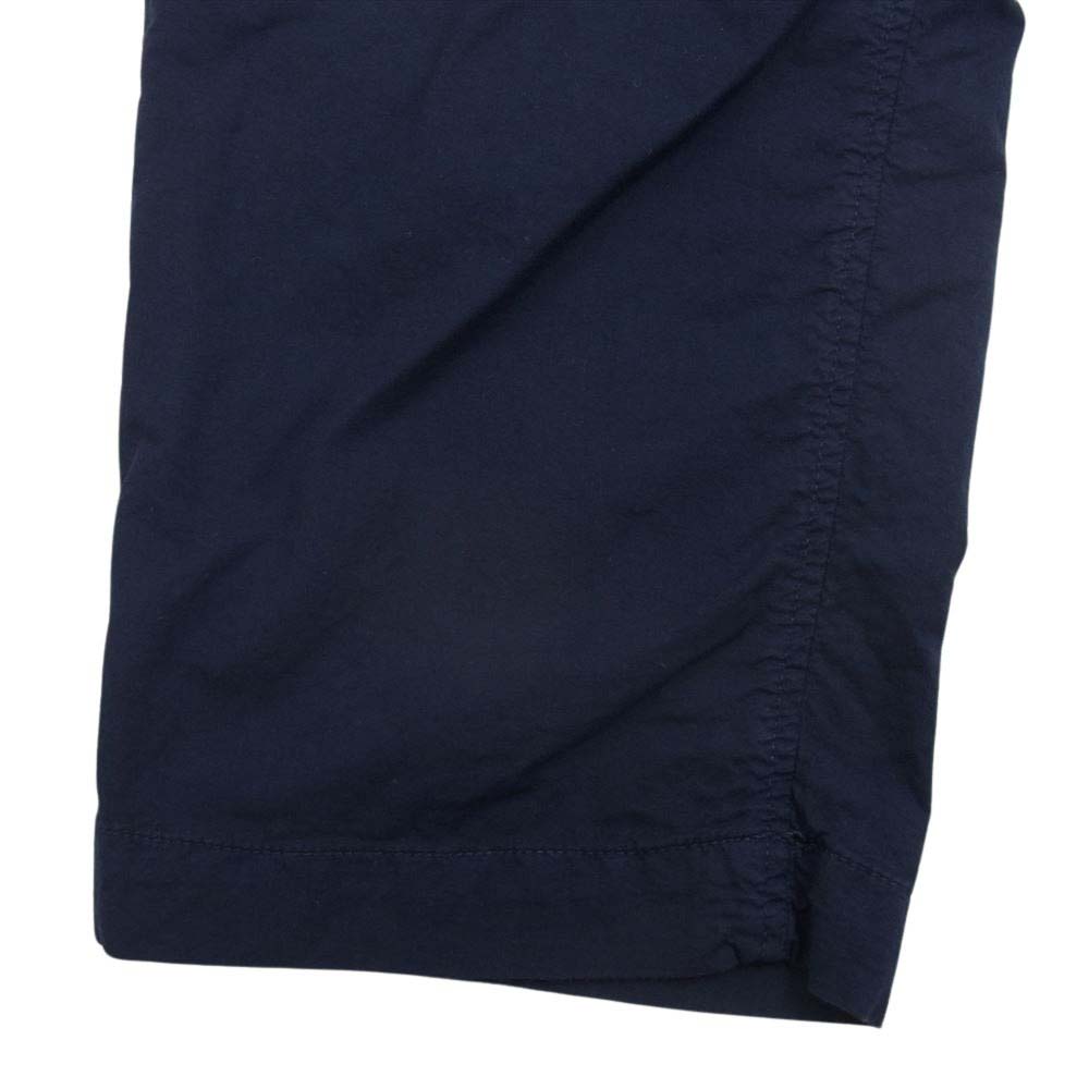 ハリウッドランチマーケット コットン テーパード イージー パンツ ネイビー系 3【中古】