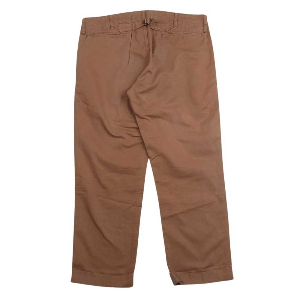 VISVIM ビズビム VS0001829 12AW HIGHER-WATER CHINO (IZA 45 ギザ コットン クロップド ハイウォーター チノ パンツ ブラウン系 1【中古】