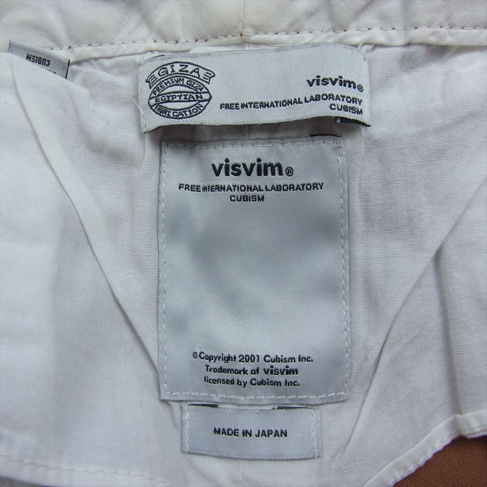 VISVIM ビズビム VS0001829 12AW HIGHER-WATER CHINO (IZA 45 ギザ コットン クロップド ハイウォーター チノ パンツ ブラウン系 1【中古】