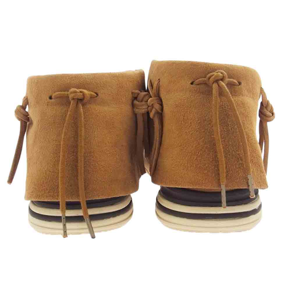VISVIM ビズビム 20AW 0120202002004 20AW FBT LHAMO FOLK ラモ フォーク モカシン ブーツ シューズ ブラウン系 US8.5【新古品】【未使用】【中古】