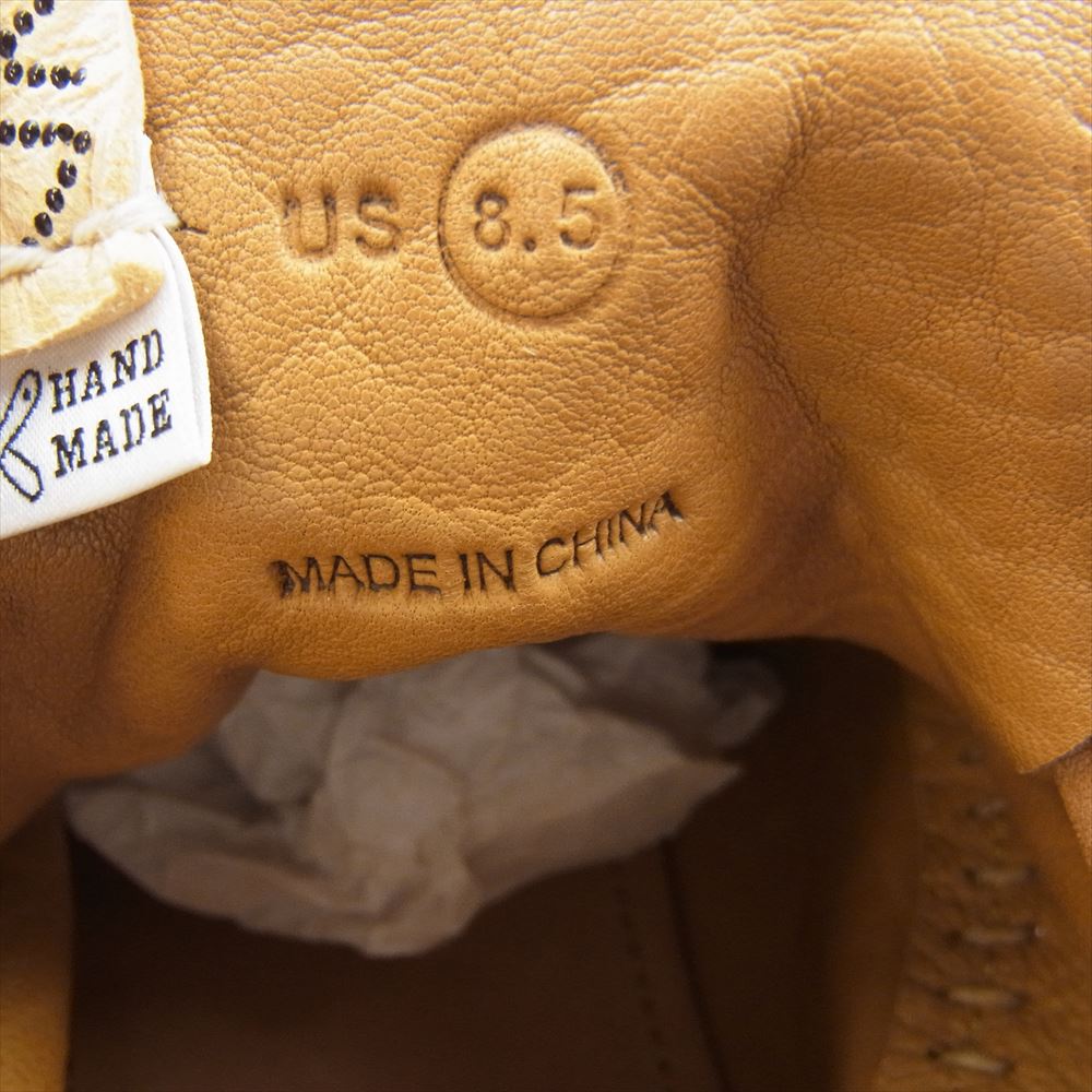 VISVIM ビズビム 20AW 0120202002004 20AW FBT LHAMO FOLK ラモ フォーク モカシン ブーツ シューズ ブラウン系 US8.5【新古品】【未使用】【中古】