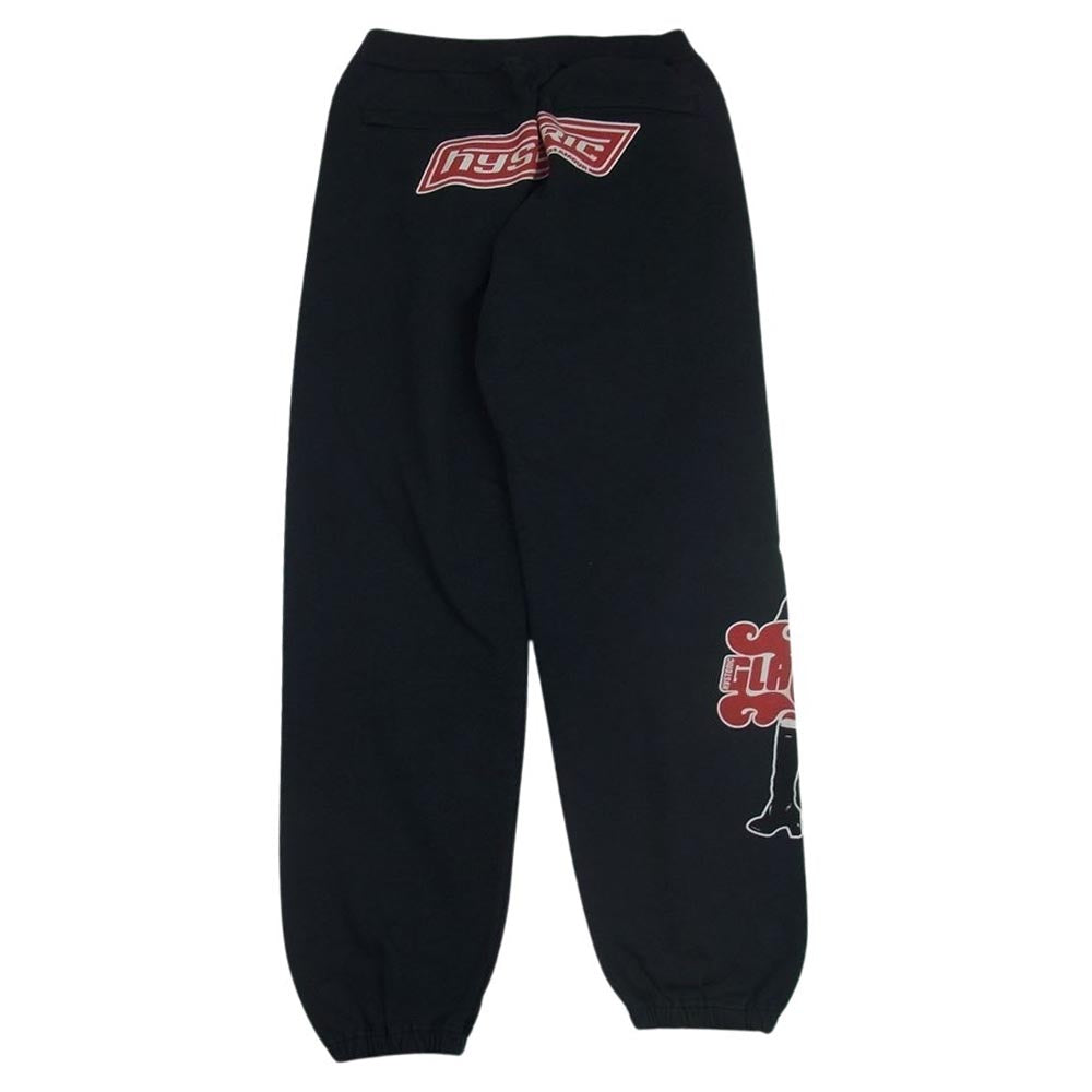 HYSTERIC GLAMOUR ヒステリックグラマー 24SS 02241CP01 HG BOX VIXEN GIRL ビクセンガールプリント スウェットパンツ ブラック系 M【新古品】【未使用】【中古】