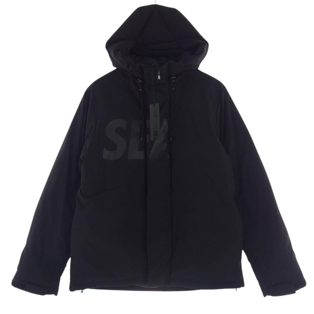 WIND AND SEA ウィンダンシー WDS-O-SIG-24-Q2-JK-01 HOODED DOWN JACKET シー フーデッド ダウン ジャケット ブラック系 L【中古】