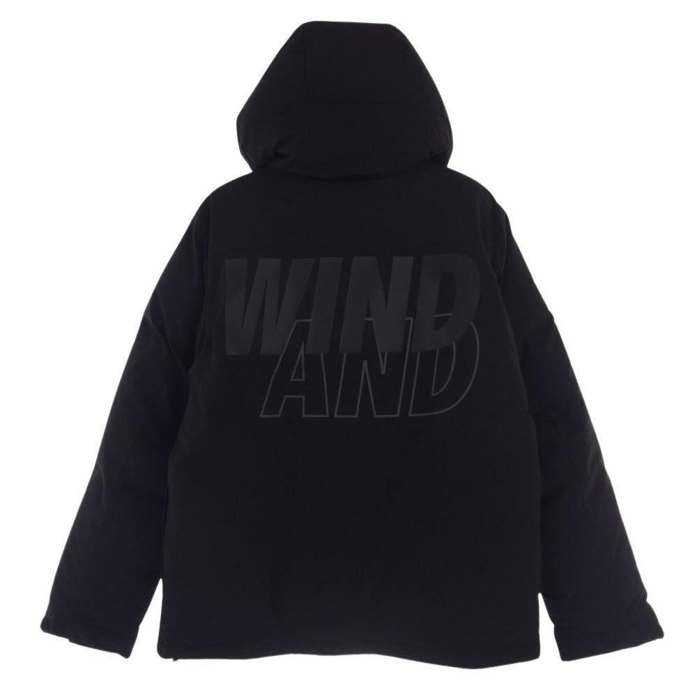 WIND AND SEA ウィンダンシー WDS-O-SIG-24-Q2-JK-01 HOODED DOWN JACKET シー フーデッド ダウン ジャケット ブラック系 L【中古】