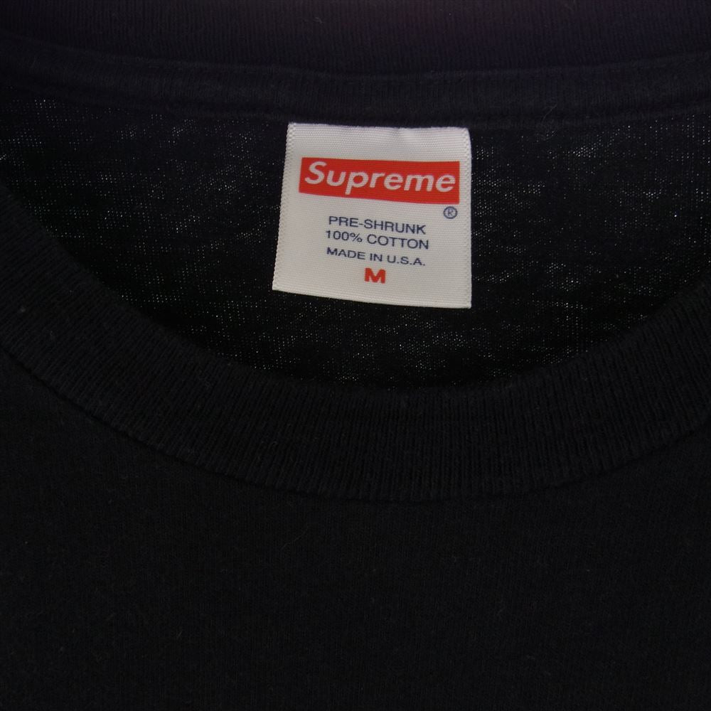 Supreme シュプリーム 21AW Thrasher スラッシャー Multi Logo L/S Tee マルチロゴ 長袖 Tシャツ ブラック系 M【中古】